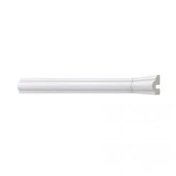 Leader 2.4m White Gloss Wrapped Chair Rail Moulding (120115)