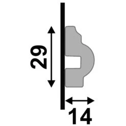 Leader 2.4m White Gloss Wrapped Chair Rail Moulding (120115) 7 Leader 2.4m White Gloss Wrapped Chair Rail Moulding (120115) -Leader Floors 2 4m white gloss wrapped chair rail moulding 120115 p120115 243518 image