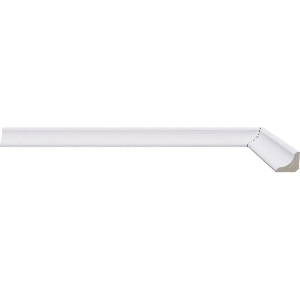 Leader 2.4m White Gloss Wrapped Half Round Moulding Moulding (120116) 3 Leader 2.4m White Gloss Wrapped Half Round Moulding Moulding (120116)
