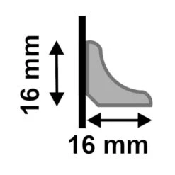 Leader 2.4m White Gloss Wrapped Half Round Moulding Moulding (120116) 7 Leader 2.4m White Gloss Wrapped Half Round Moulding Moulding (120116) -Leader Floors 2 4m white gloss wrapped half round moulding moulding 120116 p120116 243238 image