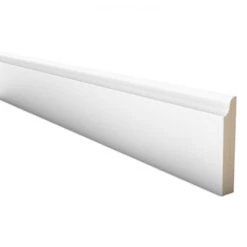 Leader 2.4m White Primed Decorative Medium Base Moulding (120106)