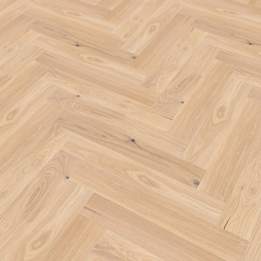 Liberty Floors Bianco Oak - Manor Herringbone Parquet 14mm Engineered Real Wood Flooring (249871) 4 Liberty Floors Bianco Oak - Manor Herringbone Parquet 14mm Engineered Real Wood Flooring (249871) - Image 2