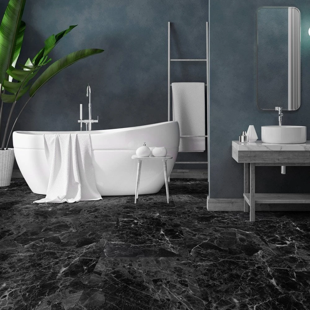 Liberty Floors Black Granite - Lifestyle Plus 5mm Rigid Core Vinyl Flooring (314668) 5 Liberty Floors Black Granite - Lifestyle Plus 5mm Rigid Core Vinyl Flooring (314668) - Image 3