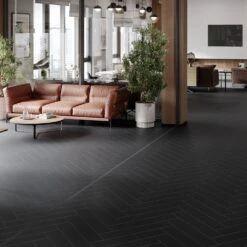 Liberty Floors Black - Lustre SPC 6mm Rigid Core Vinyl Flooring (249744)