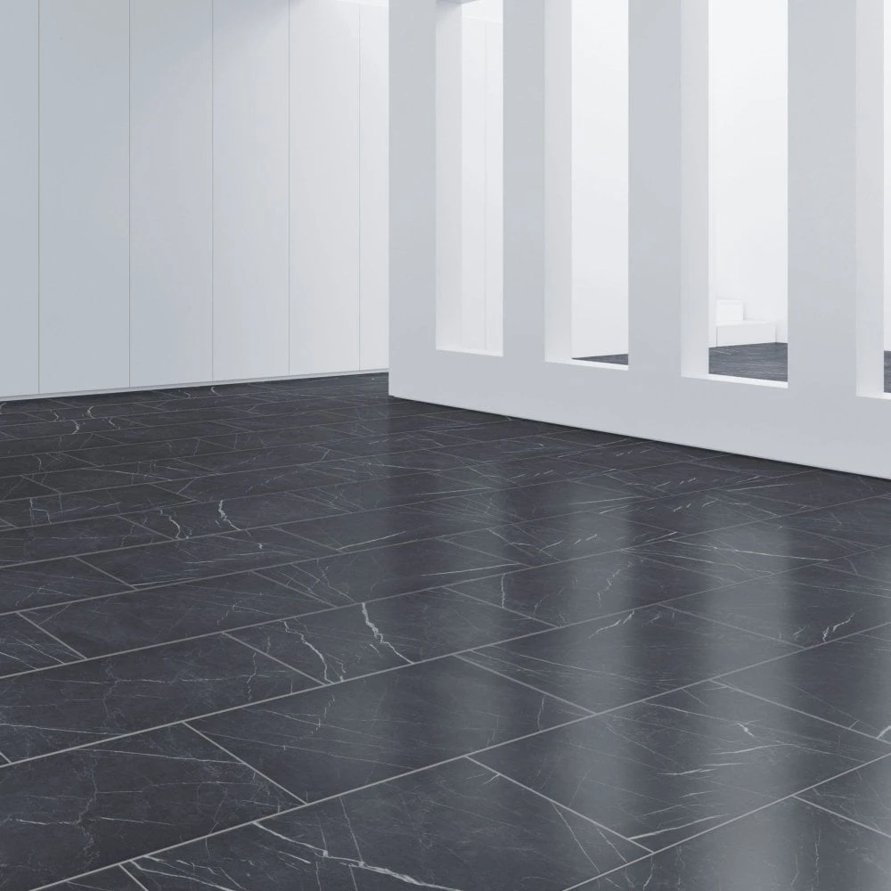 FAUS Black Marble - Industry Tile 8mm Laminate Flooring (217071) 5 FAUS Black Marble - Industry Tile 8mm Laminate Flooring (217071) - Image 3