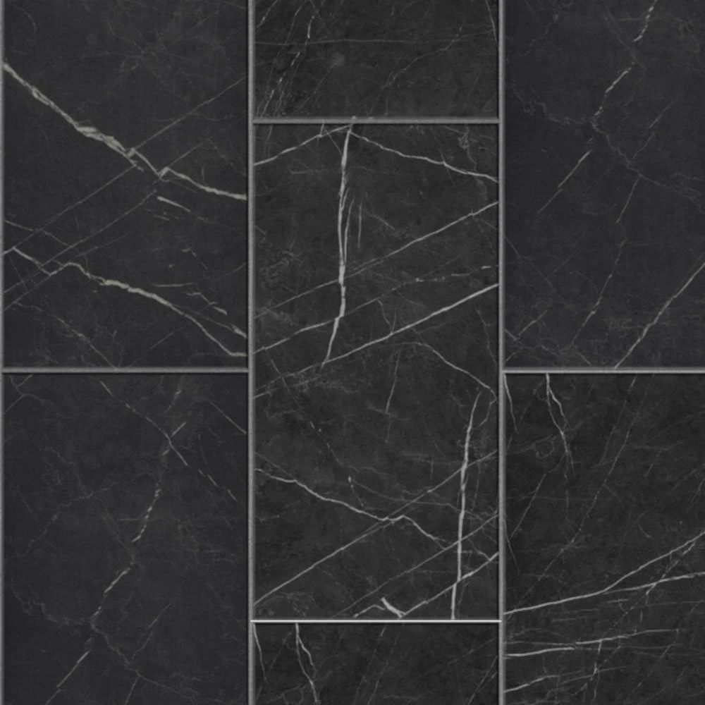 FAUS Black Marble - Industry Tile 8mm Laminate Flooring (217071) 4 FAUS Black Marble - Industry Tile 8mm Laminate Flooring (217071) - Image 2