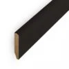 Leader Black Pencil Round Laminate Skirting Board (2.4m) -Leader Floors black pencil round laminate skirting board 2 4m p84895 191919 image