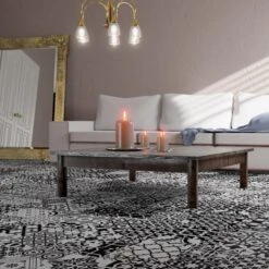 Falquon Flooring Black & White - Lustre Authentic 2.0 8mm Laminate Flooring (315201)