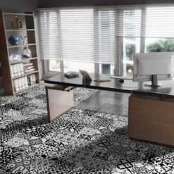 Falquon Flooring Black & White - Lustre Authentic 2.0 8mm Laminate Flooring (315201) -Leader Floors black white lustre authentic 2 0 8mm laminate flooring 315201 p119270 242197 image