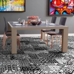 Falquon Flooring Black & White - Lustre Authentic 2.0 8mm Laminate Flooring (315201) -Leader Floors black white lustre authentic 2 0 8mm laminate flooring 315201 p119270 242198 image