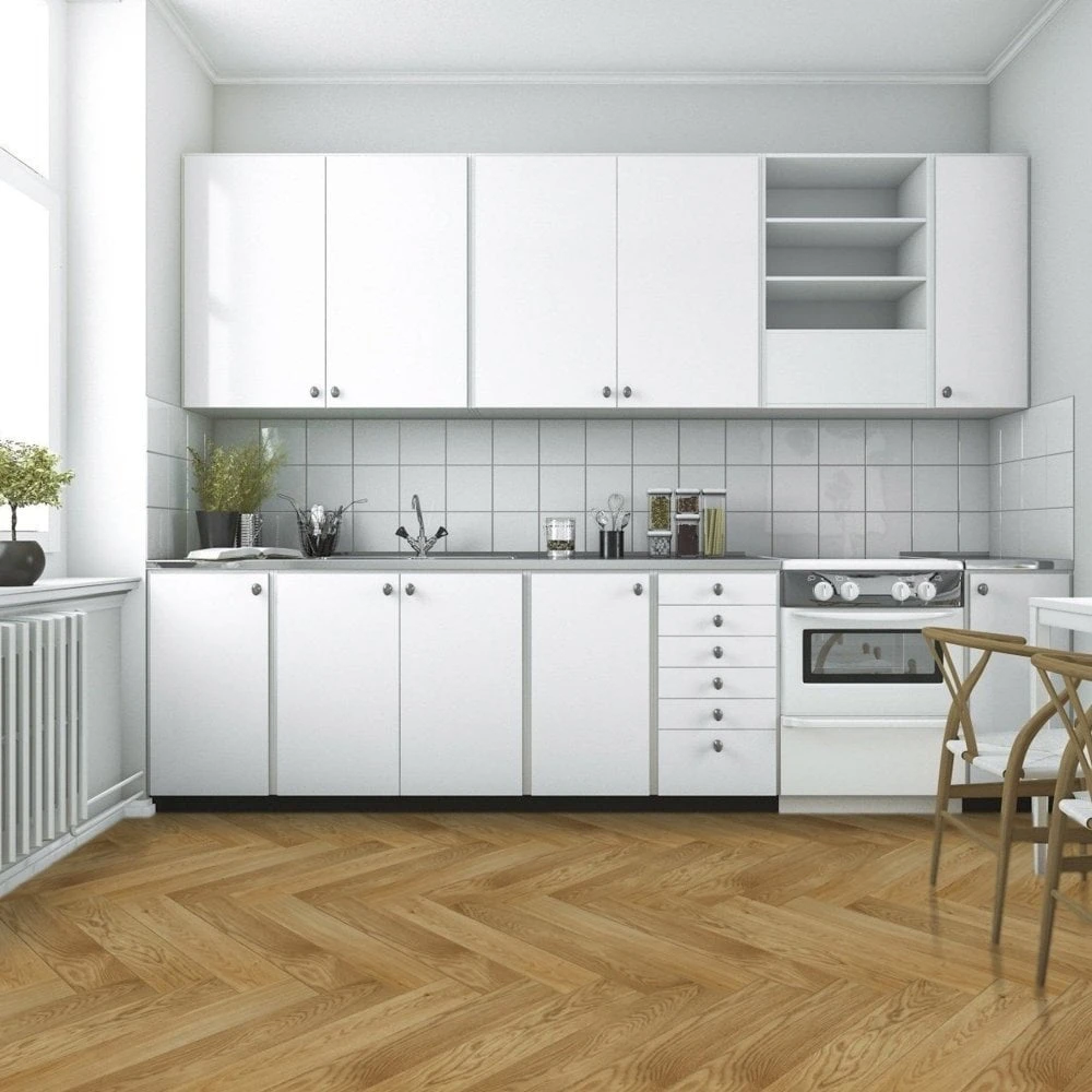 Liberty Floors Caramel Oak - Manor Herringbone Parquet 14mm Engineered Real Wood Flooring (249869) 5 Liberty Floors Caramel Oak - Manor Herringbone Parquet 14mm Engineered Real Wood Flooring (249869) - Image 3