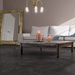 Liberty Floors Dark Pinto - Lustre Stone 8mm High Gloss Laminate Flooring (223767) -Leader Floors dark pinto lustre stone 8mm high gloss laminate flooring 223767 p89997 207790 image