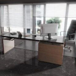 Liberty Floors Dark Pinto - Lustre Stone 8mm High Gloss Laminate Flooring (223767) -Leader Floors dark pinto lustre stone 8mm high gloss laminate flooring 223767 p89997 207792 image