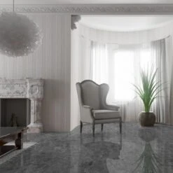 Liberty Floors Elounda Cinzento - Lustre Stone 8mm High Gloss Laminate Flooring (225708) -Leader Floors elounda cinzento lustre stone 8mm high gloss laminate flooring 225708 p91938 208592 image