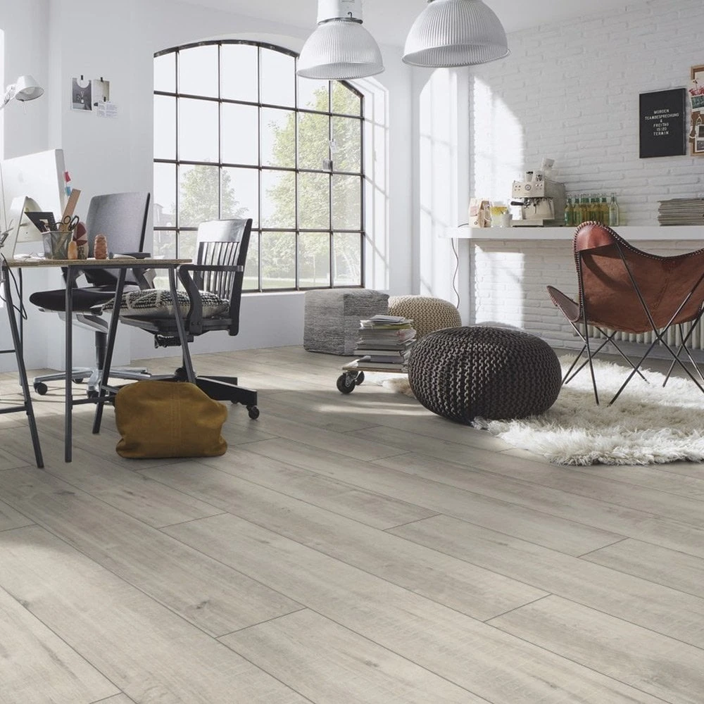 Kronotex Gala Oak White - Exquisite Plus 8mm Laminate Flooring (221380) 3 Kronotex Gala Oak White - Exquisite Plus 8mm Laminate Flooring (221380)