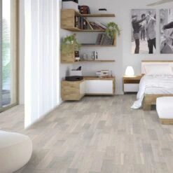 Liberty Floors Ivory White Oak - Premium Click 14mm Engineered Real Wood Flooring (193319) -Leader Floors ivory white oak premium click 14mm engineered real wood flooring 193319 p76060 175156 image