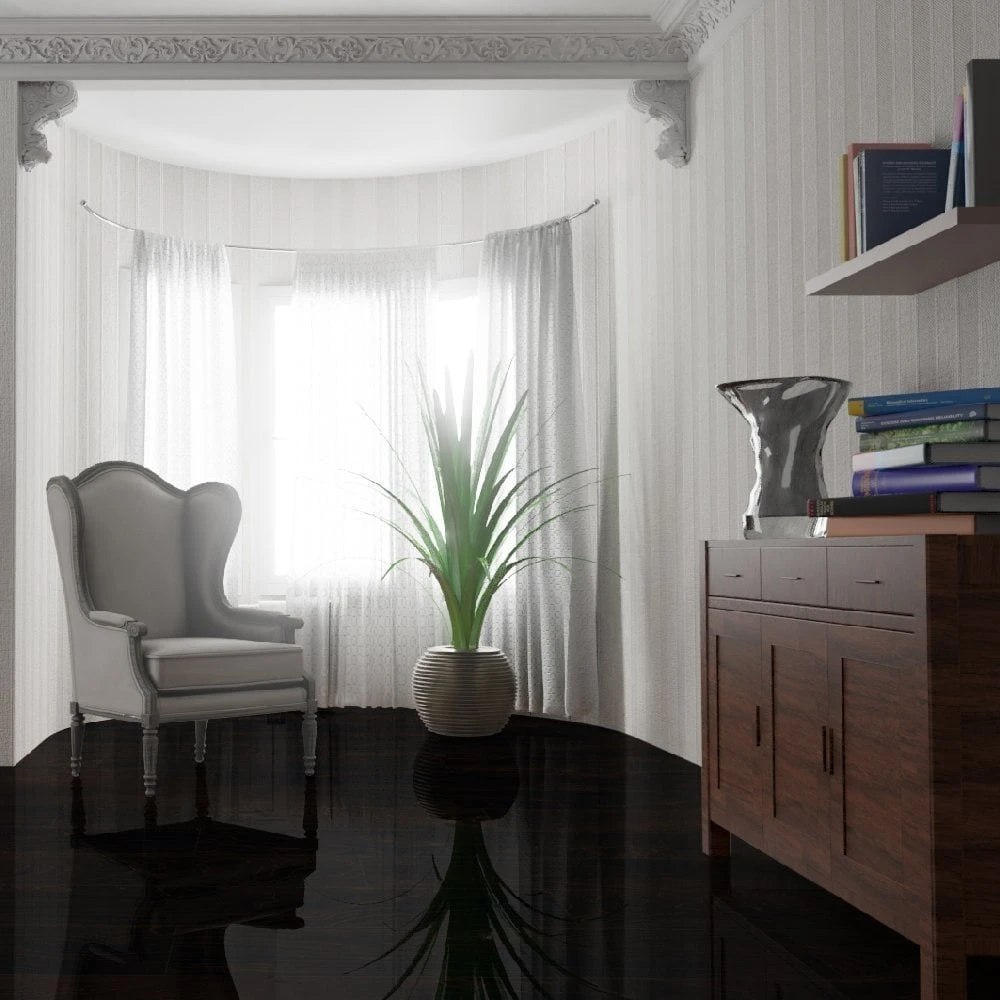 Liberty Floors Karoo Maple - Lustre 8mm High Gloss Laminate Flooring (217787) 5 Liberty Floors Karoo Maple - Lustre 8mm High Gloss Laminate Flooring (217787) - Image 4