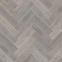 Liberty Floors Light Grey Oak - Herringbone SPC 5.5mm Rigid Core Vinyl Flooring (219444) -Leader Floors light grey oak herringbone spc 5 5mm rigid core vinyl flooring 219444 p85860 196104 image