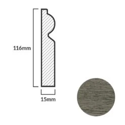 Leader Medium Grey Torus Laminate Skirting Board (2.4m) 11 Leader Medium Grey Torus Laminate Skirting Board (2.4m) -Leader Floors medium grey torus laminate skirting board 2 4m p84930 191868 image