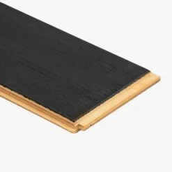 Liberty Floors Midnight Black Oak - Herringbone Parquet 14mm Engineered Real Wood Flooring (223765) -Leader Floors midnight black oak herringbone parquet 14mm engineered real wood flooring 223765 p89995 232191 image