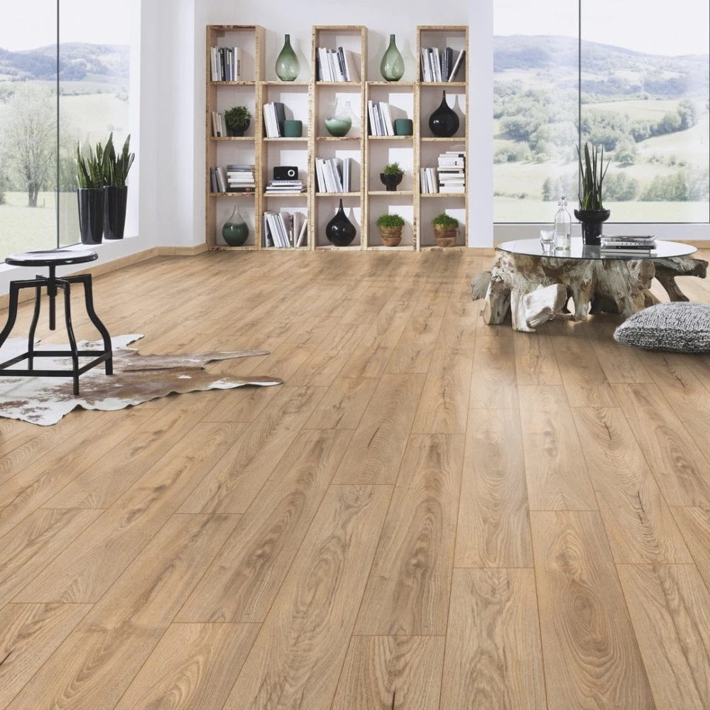 Krono Original Natural Carpenter Oak - Vintage Classic 10mm Laminate Flooring (249804) 4 Krono Original Natural Carpenter Oak - Vintage Classic 10mm Laminate Flooring (249804) - Image 2