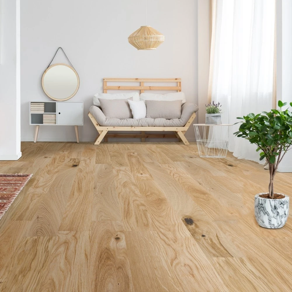 Liberty Floors Natural Oak - Premium Click 14mm Engineered Real Wood Flooring (190272) 5 Liberty Floors Natural Oak - Premium Click 14mm Engineered Real Wood Flooring (190272) - Image 3