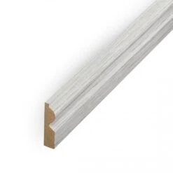 Leader Off-White Torus Laminate Skirting Board (2.4m) -Leader Floors off white torus laminate skirting board 2 4m p84918 191890 image