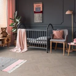 Liberty Floors Pebble Grey Oak - Herringbone Parquet 14mm Engineered Real Wood Flooring (219386) -Leader Floors pebble grey oak herringbone parquet 14mm engineered real wood flooring 219386 p85834 207318 image