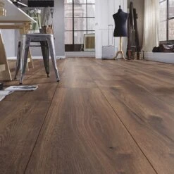 Kronotex Petterson Oak - Mega Plus Super-Wide 8mm Laminate Flooring (221385)