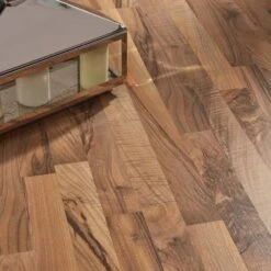 Kronotex Ticino Walnut - Superior 6mm Laminate Flooring (219527) -Leader Floors ticino walnut superior 6mm laminate flooring 219527 p85898 196513 image