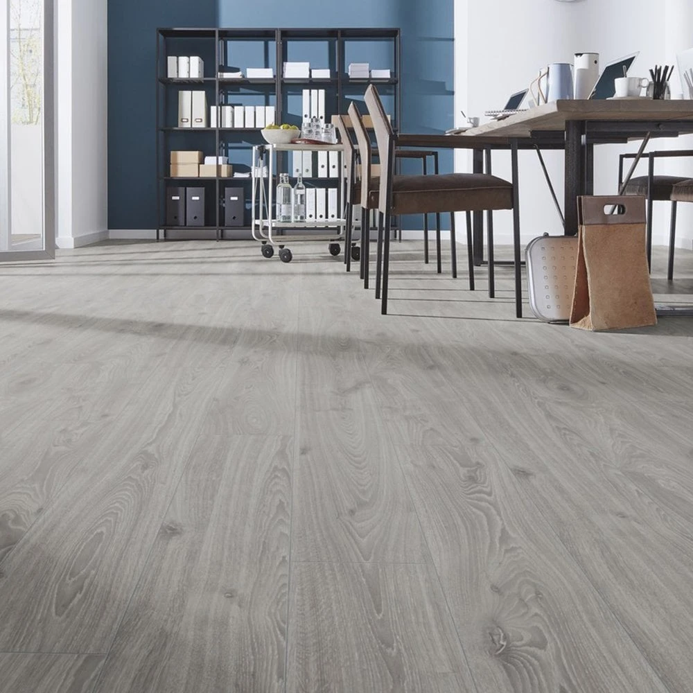 Kronotex Timeless Grey Oak - Robusto Villa 12mm Laminate Flooring (217736) 5 Kronotex Timeless Grey Oak - Robusto Villa 12mm Laminate Flooring (217736) - Image 3