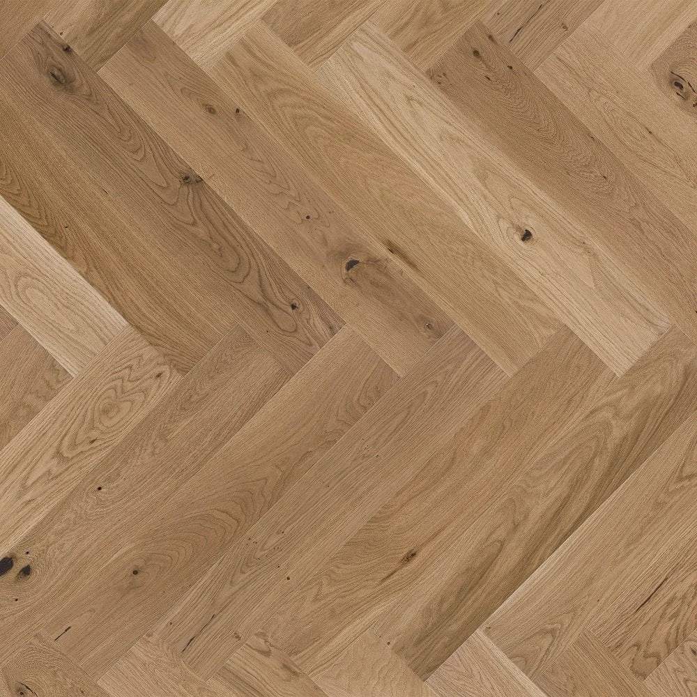 Liberty Floors Toffee Oak - Manor Herringbone Parquet 14mm Engineered Real Wood Flooring (249868) 4 Liberty Floors Toffee Oak - Manor Herringbone Parquet 14mm Engineered Real Wood Flooring (249868) - Image 2