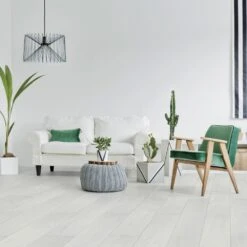 Liberty Floors White Creme Oak - Ocean 8mm Laminate Flooring (211084)