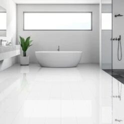 Liberty Floors White - Lustre SPC 6mm Rigid Core Vinyl Flooring (250941) -Leader Floors white lustre spc 6mm rigid core vinyl flooring 250941 p109179 237951 image