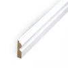 Leader White Torus Laminate Skirting Board (2.4m) -Leader Floors white torus laminate skirting board 2 4m p84888 191786 image